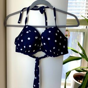 Aerie Blakey Retro Polka dot Bikini Top